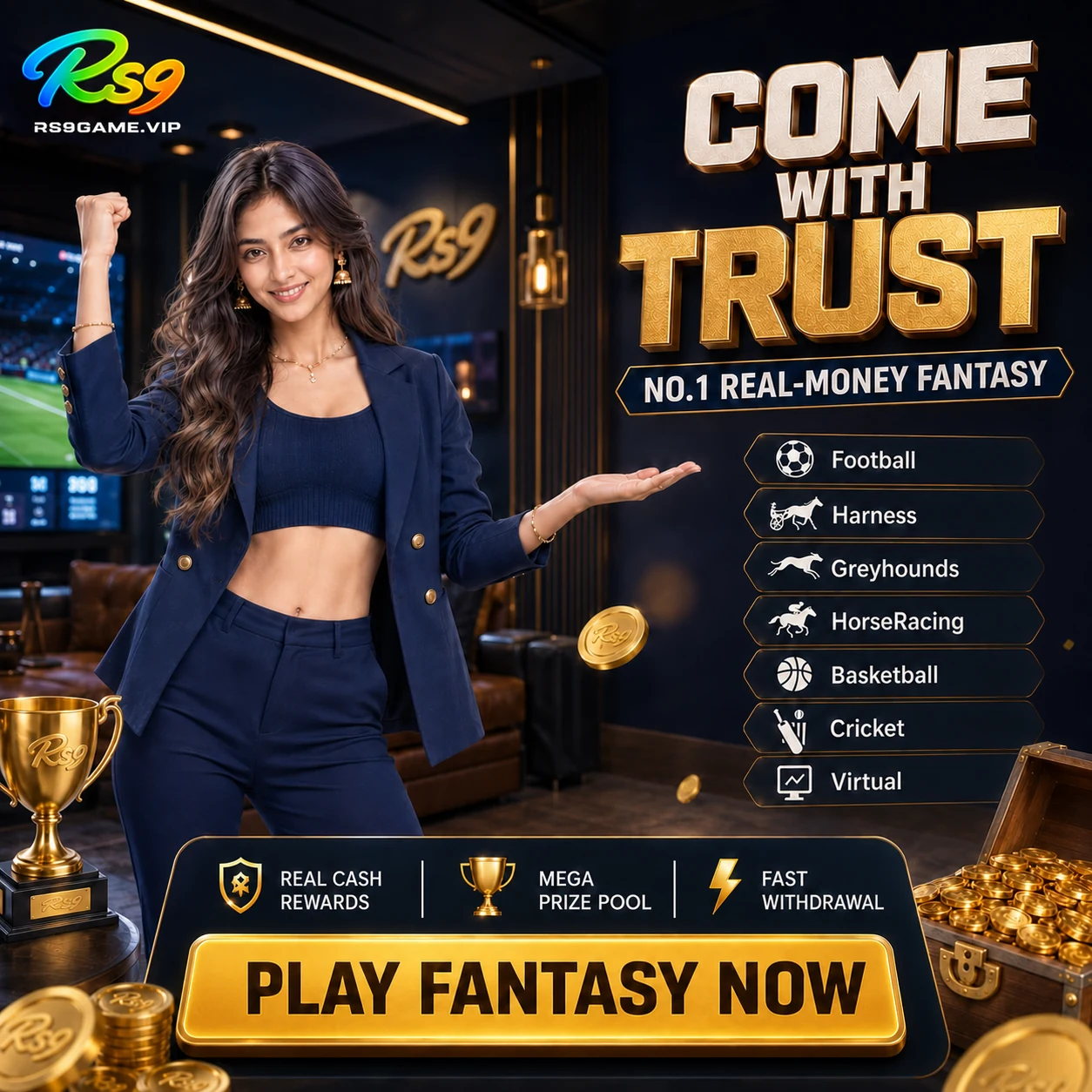 RS9 fantasy sports categories presentation